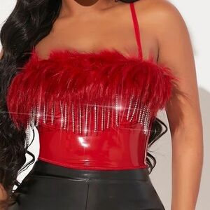 Red top ♥️ with diamond 💎